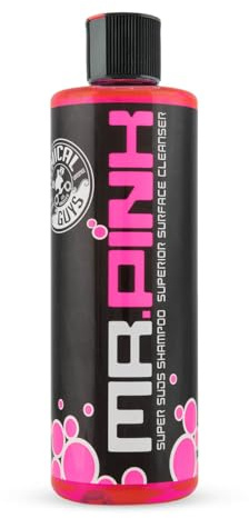 CHEMICAL GUYS® Mr. Pink Autoshampoo CWS40216 - Effektiver Auto Reiniger, schonend zu Versiegelungen, Entfernung hartnäckiger Verschmutzungen, Hochwertige Autopflege für alle Lackarten - 473ml