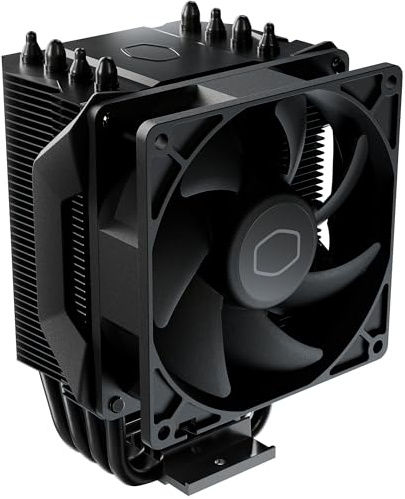 Cooler Master Hyper 411 Nano CPU-Luftkühler – 4 Heatpipes (TDP 180 W), einfach zu montierender 92mm Lüfter (PWM), 136mm Aluminium-Kühlkörper mit geringem Abstand – AMD- und Intel-kompatibel