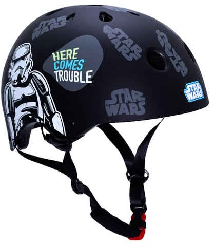Fahrradhelm „Star Wars“ – Cooler Schutz für Junge Fans (54-58 cm, ab 8 Jahren), Schutzhelm