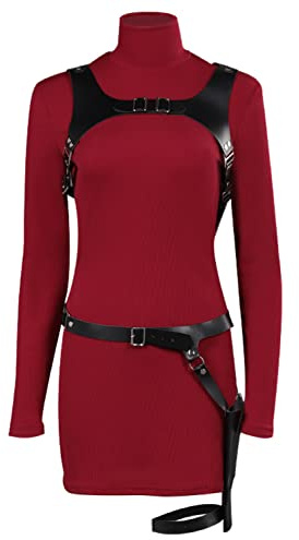 Taeyue Rot Cosplay Kostüm Sexy Strickkleid Anzug Outfits Halloween Karneval Party Anzug