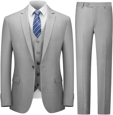 Cooper & Nelson Herren Cooper & Nelson 3-teilige Anzüge für Herren Tuxedo-Armlehne