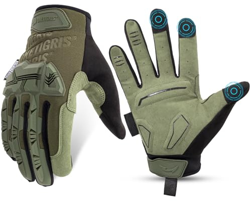 OneTigris Taktische Handschuhe Militär Touchscreen Motorradhandschuhe Outdoor Motocross Handschuhe Kletterhandschuhe für Airsoft Paintball Wandern Jagen Radsport