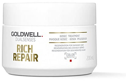 Goldwell Dualsenses Rich Repair 60Sek Pflegekur für trockenes und geschädigtes Haar, 200 ml