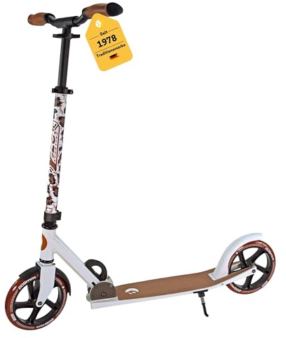 BEST SPORTING Scooter Erwachsene und Kinder I klappbarer Roller mit Ständer I stilvoller City-Roller für Erwachsene I Tretroller mit Rollengröße 205 mm I ergonomischer Lenker