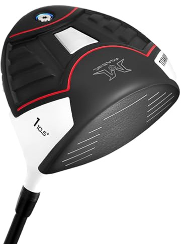 MAZEL Titan-Golfschläger für Herren, Graphitschaft, 114,4 cm, Flex Regular, 460 cc Driver Golfschläger für Rechtshänder, Schlägerhaube im Lieferumfang enthalten