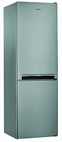 Privileg PVB 486 SE Kühl-/Gefrier-Kombination / LessForst / 339L Gesamtnutzinhalt/ 111L Gefrieren/ 241 kWh Strom/Jahr /LED-Licht /Superkühlfunktion / 4-Sterne Gefrierfach/silber