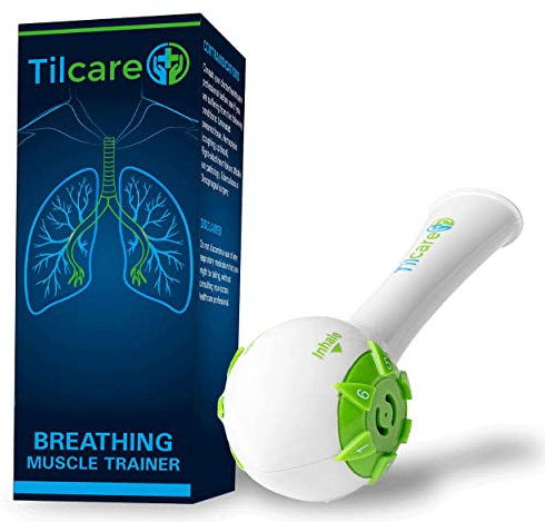 Lungentrainer von Tilcare – Der perfekte Atemtrainer zur Entwicklung starker Lungen – Der Lungentrainer für eine hervorragende medikamentenfreie Therapie für COPD, CHF oder Dysphagia
