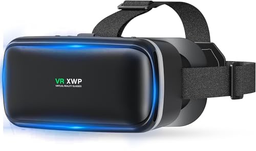 XWP VR Brille Handy, 3D Virtual Reality Headset Für Smartphones Mit HD Linsen, Kompatibel Mit iPhone & Android Smartphones (4,7–6,8), Für Spiele Und Filme, Geburtstagsgeschenk Für Freunde Und Familie