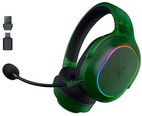 Razer Barracuda X Phantom Green Edition - Kabelloses Multi-Plattform Gaming Headset (285g, Triforce 40mm Driver, Dual Wireless HyperSpeed and Bluetooth) Phantom Green