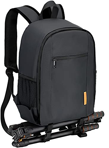 TARION Kamerarucksack Klein Fotorucksack Kameratasche: Kamera Rucksack Kompakt Kamerarucksäcke Leicht Foto Rucksäcke Spiegelreflex mit Wasserdicht Regenschutz für Spiegelreflexkameras(Schwarz S)