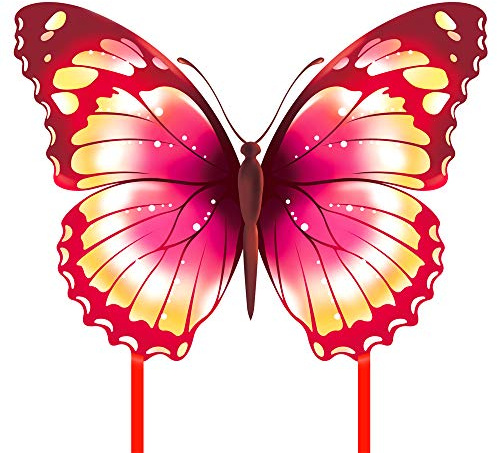 Mint's Colorful Life Schmetterling Drachen flugdrachen für Kinder und Erwachsene (Rosa)