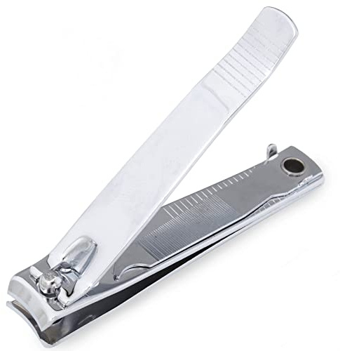 SS INSTRUMENTX Robuster Nagelknipser aus Edelstahl für Damen und Herren (Silber, 1 Stück)