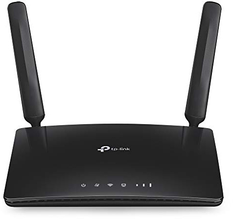 TP-Link Archer MR200 Cat4 + AC750 Mbps Dualband 4G LTE WLAN Router (150 Mbit/s im Download, simultanes Dualband, 300 Mbit/s 2,4GHz + 433 Mbit/s 5GHz, frei konfigurierbarer LAN/WAN-Port) schwarz