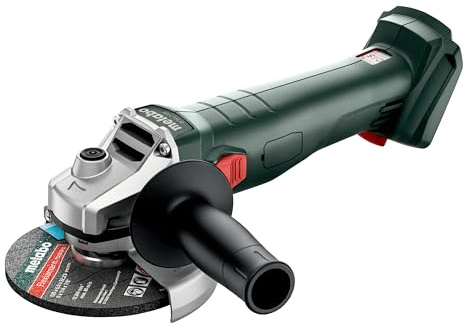 metabo Akku-Winkelschleifer W 18 7-125 - 18 V, 125 mm Scheiben-Ø, 8500 U/min - Überlastschutz, Sanftanlauf - Winkelschleifer leistungsstark, robust für vielseitige Anwendungen - Ohne Akku & Ladegerät