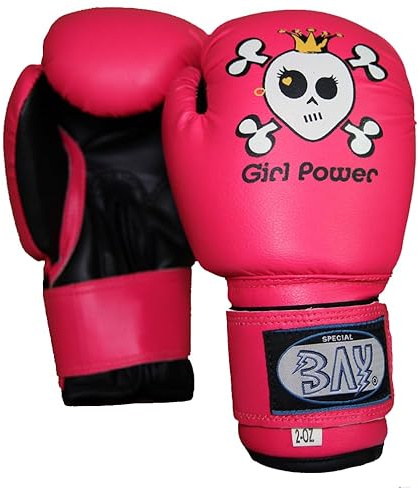 BAY® Girl Power pink rosa (2 Unzen) Kinder Boxhandschuhe (2 Unzen)