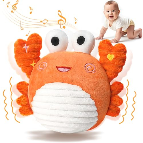 Vanplay Krabbe Baby Spielzeug, Baby Spielzeug 6 Monate Musikalische Krabbelspielzeug Geschenk 1 Jahr Junge Mädchen ab 6 8 9 10 11 12 Monate Geschenk