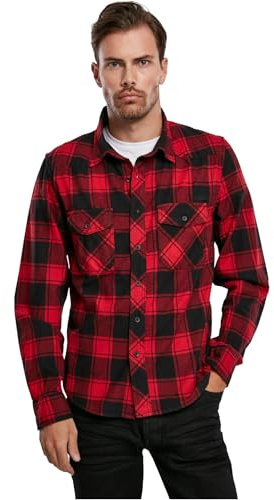 Brandit Check Shirt Herren Flanell Hemd | Langarm US-Variante, mehrere Farbvarianten, Größen S bis 7XL