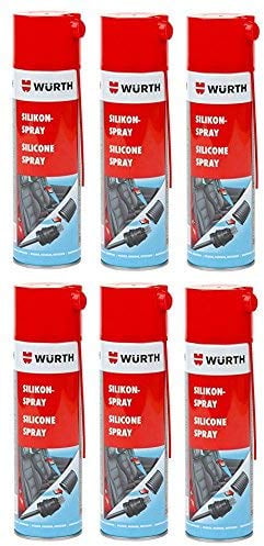 Würth Silikonspray 6 x je Dose 500 ml.