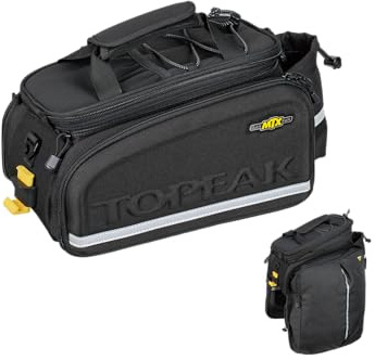 Topeak Gepäckträgertasche MTX Trunk Bag DXP, Black, 36 x 25 x 29 cm, 22.6 Liter