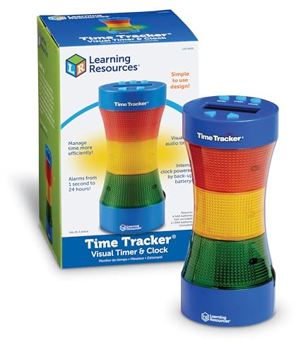Learning Resources Visueller Timer Ampel Lernuhr mit Signalton für Fokus