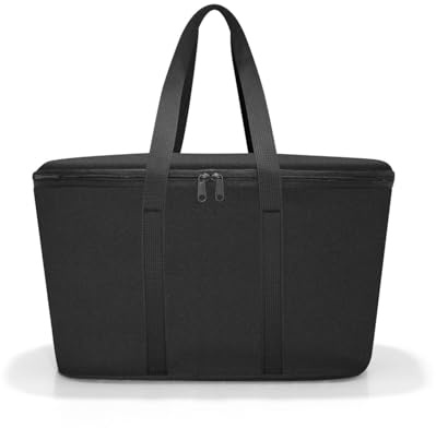 reisenthel coolerbag in Schwarz – Kühltasche aus hochwertigem Polyestergewebe – Ideal für das Picknick, den Einkauf und unterwegs