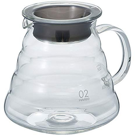 Hario Kaffeekanne, Glas, transparent, 02, 600ml