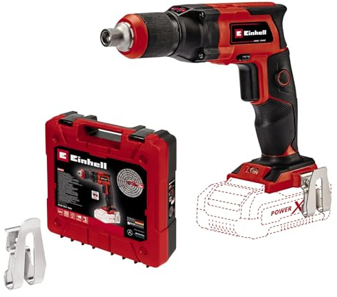 Einhell Akku-Trockenbauschrauber TE-DY 18 Li-Solo Power X-Change (Lithium-Ionen, 18 V, 4000 min-1, Tiefenanschlag, Dauerbetrieb, ohne Akku und Ladegerät, inkl. Koffer)