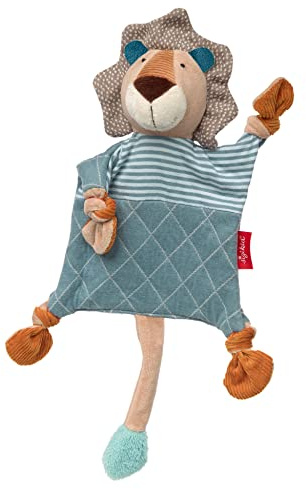 Sigikid Schnuffeltuch Löwe – Baby Kuscheltuch & Schmusetuch ab Geburt | Baby Schmusetuch Löwe Lulo Lumpo – schmuseweich zum Kuscheln, Nuckeln und Trösten ab 0 Monaten