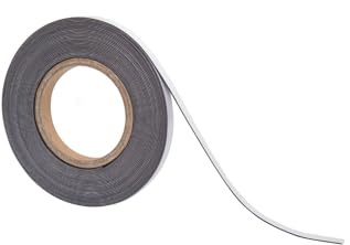 MAUL Magnetband 1cm | Selbstklebendes Magnetband für Bilder, Fotos und Postkarten | Magnetklebeband individuell zuschneidbar | Ideal anwendbar in Büro, Küche und Werkstatt | Länge 10m