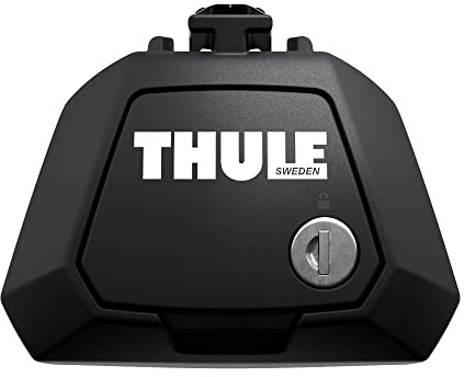 Thule Evo Raised Rail Fuß Für Fahrzeuge 4er-Pack Schwarz Black, One-Size | Einheitsgröße, Black