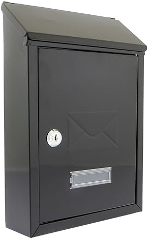 Avon-Stahlbriefkasten 001 der G2 Trading Company in Schwarz