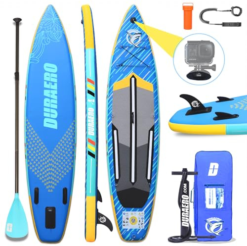 DURAERO Stand up Paddling Board Aufblasbare sup Board aufblasbar, 330x76x15cm, Mit Cam Halterung, Komplettes Zubehör, Tragkraft bis 150Kg