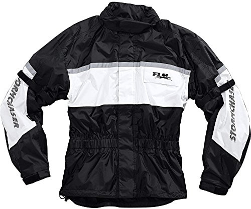 FLM Sports Membran Regenjacke 1.0 – Wasserdicht, Atmungsaktiv & Winddicht – Polyamid – Mit Helmkapuze & Re