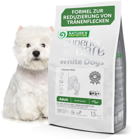 Nature's Protection Superior Care Trockenfutter für Hunde Insektenproteine - Hypoallergenes Hundefutter Getreidefrei für Ausgewachsene, Aller Kleine Und Mini Rassen - Insekten, 1.5kg