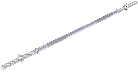 GORILLA SPORTS® Langhantelstange - Ø 30 mm, 150/180/200 cm lange, mit 2 Sternverschlüssen, bis 200kg Belastbar, aus Chrom - Langhantel, Hantelstange, Hantel, Langhantel-Stange