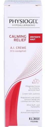 PHYSIOGEL Calming Relief A.I. Creme 100 ml - beruhigende Hautcreme für empfindliche Haut - regenerierende Körpercreme bei Juckreiz und Reizungen der Haut