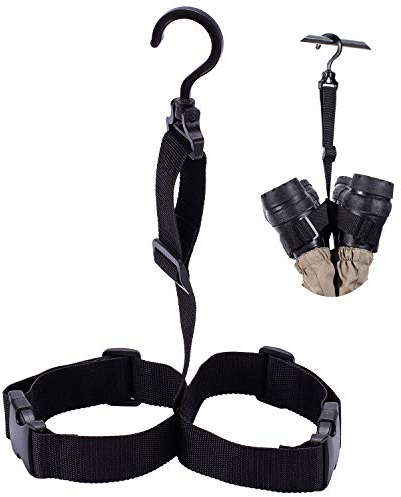 Bassdash Wader Stiefel Wathose Hanger mit Verstellbarer Riemen für die Lagerung Trocknen