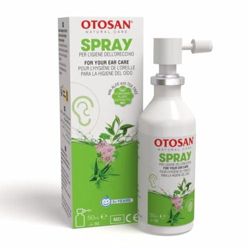 OTOSAN Ohrenspray 50 ml natürliche und wirksame Ohrenhygiene auf Salzwasser-Basis - Medizinprodukt zur Reinigung der Ohren