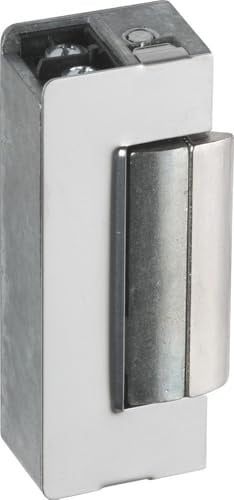 ABUS Elektrischer Türöffner ET85 - für linke und rechte Türen - 9-16 V Nennspannung - mit Hebel zur mechanischen Entriegelung