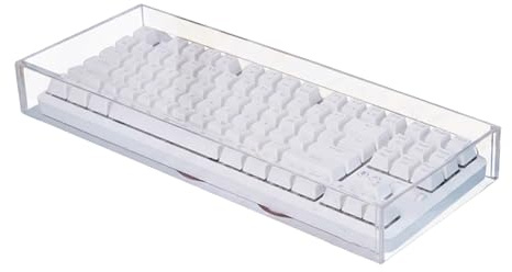 Acryl-Tastaturabdeckung, staubdichtes Design für Büro und Zuhause, 104 Layout-Schutz, kratzfest, Tastaturschutz, Acryl