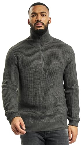 Brandit Marine Pullover Troyer, Farbe: anthrazit, Größe: L 52