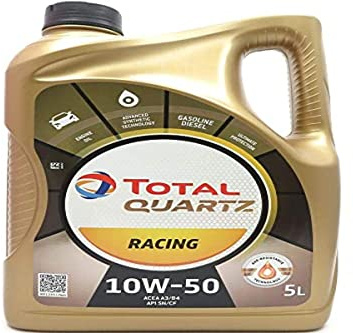 Total Quartz Racing 10 W-50 Motoröl, 5 Liter