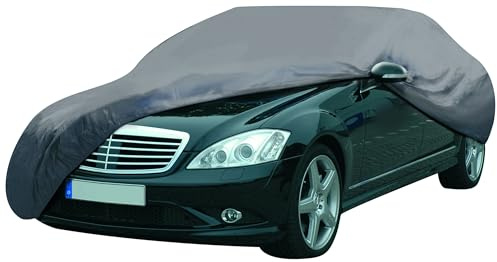Dunlop Autoabdeckung Universal Wasserdicht - 534 x 178 x 120 cm - Schwarz - mit Aufbewahrungstasche