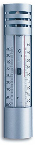 Gartenthermometer TFA 10.2007 Min-Max Alu-Thermometer