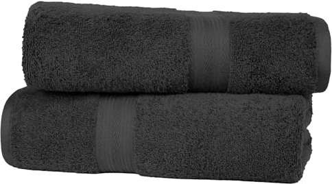 Amazon Basics Badetuch 100 % Baumwolle, 70 x 140 cm, 2 Stück