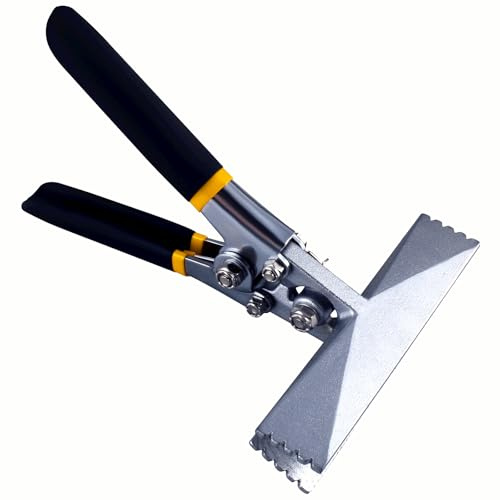 TIOMIOSEA 6 Zoll Falz zange Blechbiegezange 15cm Multifunktions Abkantzange gerades Metall Biegezangenwerkzeug mit Komfortgriff für Elektriker, Blechbearbeitung & Deckenmontage