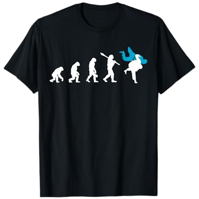 Judo Evolution cooles Judoka Retro Deko T-Shirt