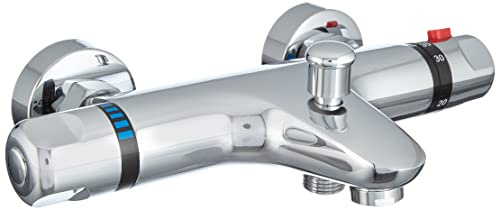 DP Extremadura Thermostatarmatur für Badewanne, silberfarben