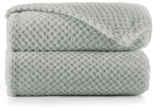 DecoKing RESTILO Kuscheldecke 70x150 cm Stahl Decke Microfaser Wohndecke Tagesdecke Fleece weich sanft kuschelig skandinavischer Stil grau anthrazit Henry