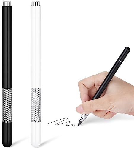 AUAUY 2 Stück Metall Tintenlose Bleistifte Ewig, Ohne Anspitze, Wechselkopf Wiederverwendbarer Infinity Pencil, Ewiger Bleistift für Schreiben und Zeichnen, Studenten, Heim, Büro, Schule